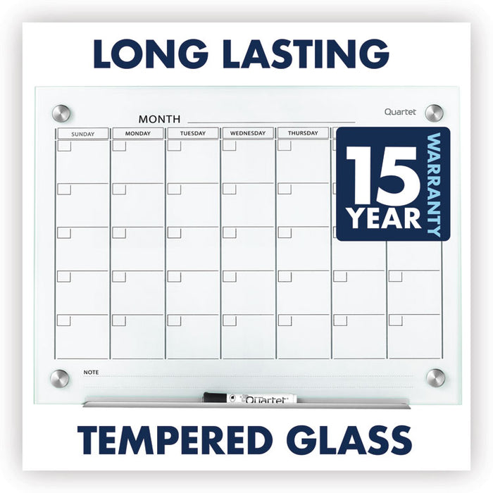 Infinity Magnetic Glass Calendar Board, 24 x 18