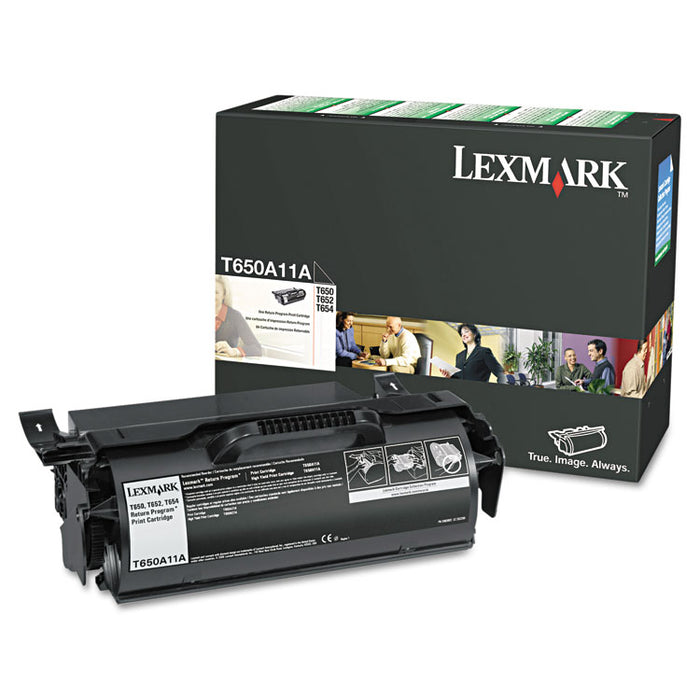 T650A11A (T65x) Return Program Toner, 7000 Page-Yield, Black