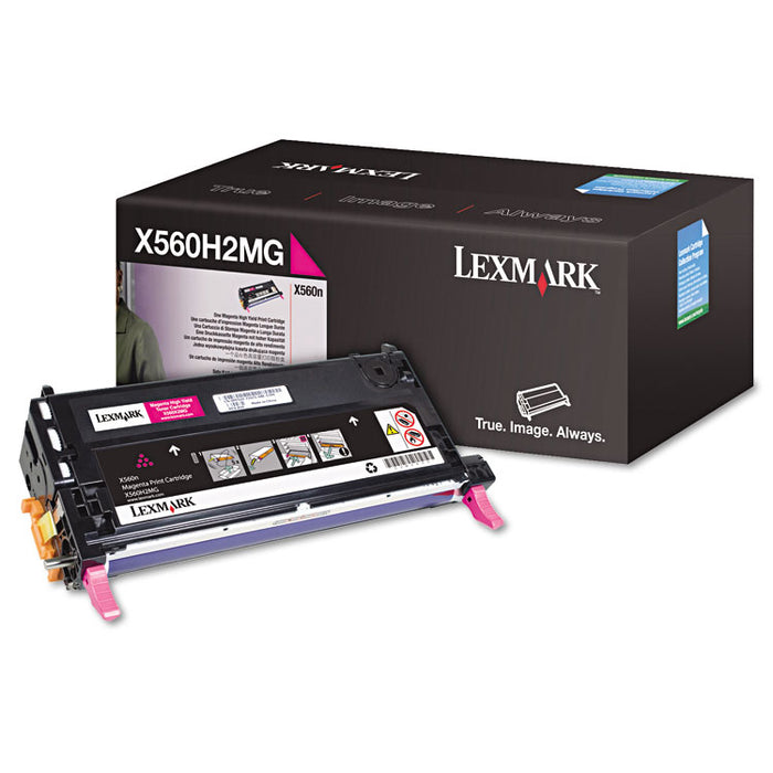 X560H2MG High-Yield Toner, 10000 Page-Yield, Magenta
