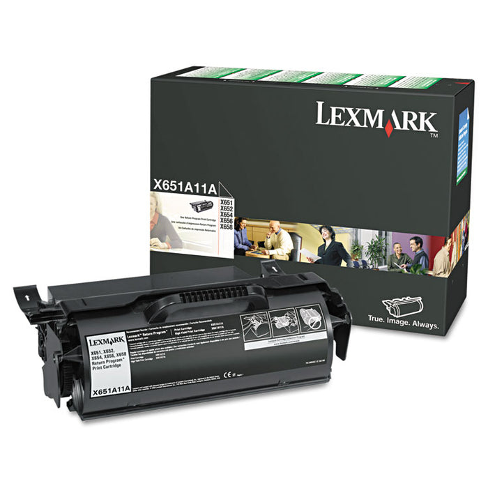 X651A11A Return Program Toner, 7,000 Page-Yield, Black