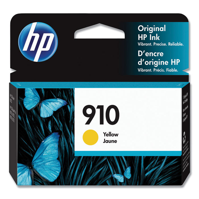 HP 910, (3YL60AN) Yellow Orignal Ink Cartridge