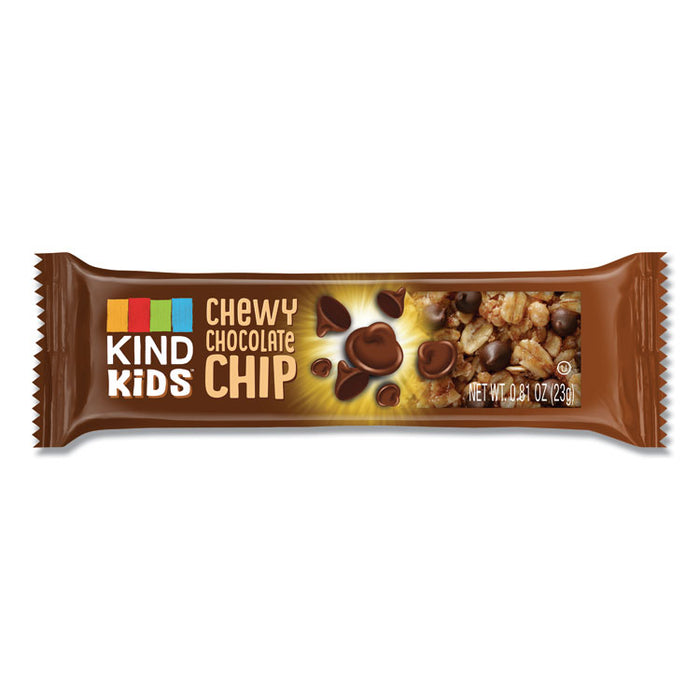 Kids Bars, Chewy Chocolate Chip, 0.81 oz, 6/Pack