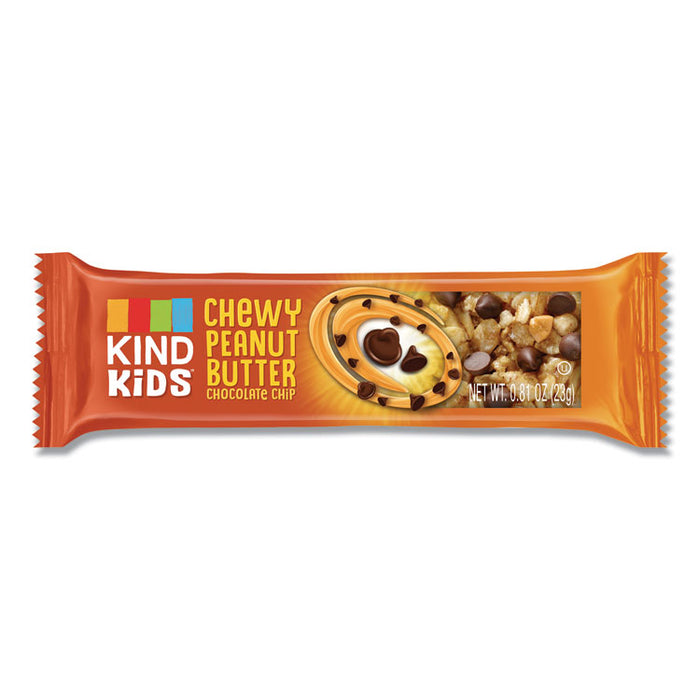 Kids Bars, Chewy Peanut Butter Chocolate Chip, 0.81 oz, 6/Pack