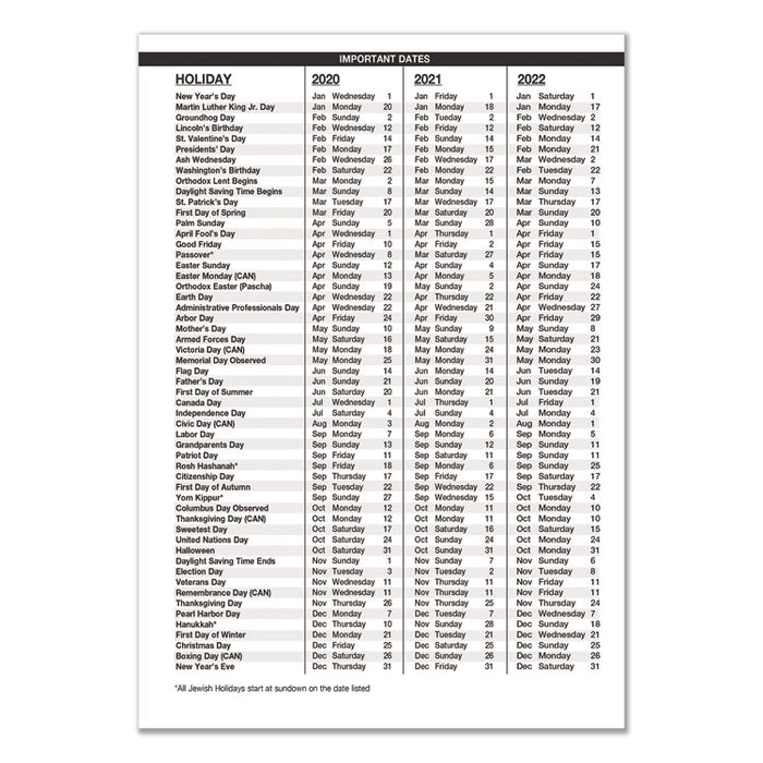 Black-on-White Photo Weekly Appointment Book, Landscapes Photography, 11 x 8.5, Black Cover, 12-Month (Jan to Dec): 2023