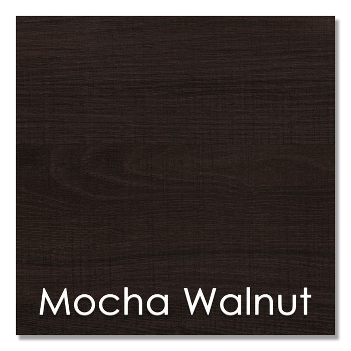 Kompass Flexible Home/Office Desk, 33" x 23.4" x 48", Mocha