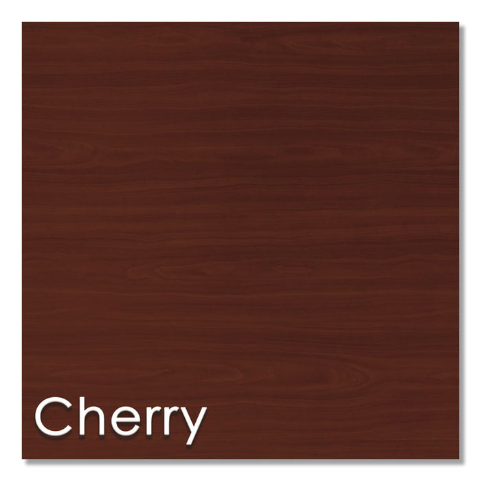 Study Carrell Starter Unit, 2-Leg, 31.25 x 23.5 x 45.25, Cherry