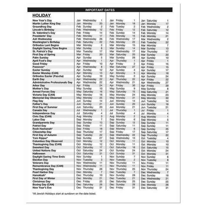 Recycled Two Year Monthly Planner with Expense Logs, 8.75 x 6.88, Black Cover, 24-Month (Jan to Dec): 2023 to 2024