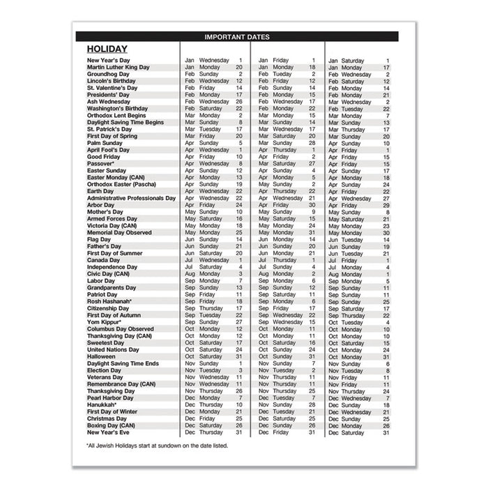 Recycled 24-Month Ruled Monthly Planner, 11 x 8 1/2, Black, 2020-2021