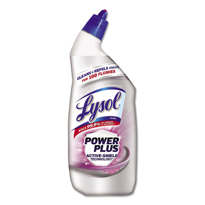 Power Plus Toilet Bowl Cleaner, Lavender Fields, 24 oz, 9/Carton