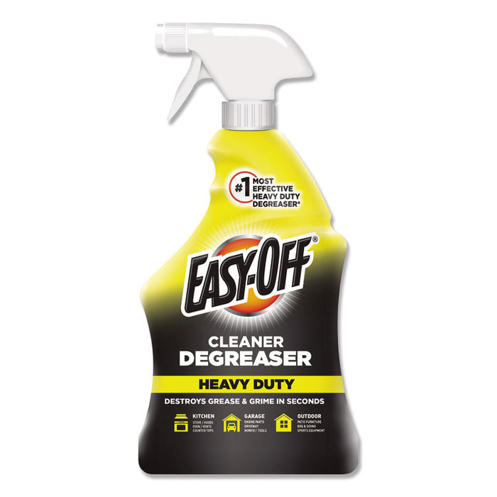 Heavy Duty Cleaner Degreaser, 32 oz Spray Bottle, 6/Carton