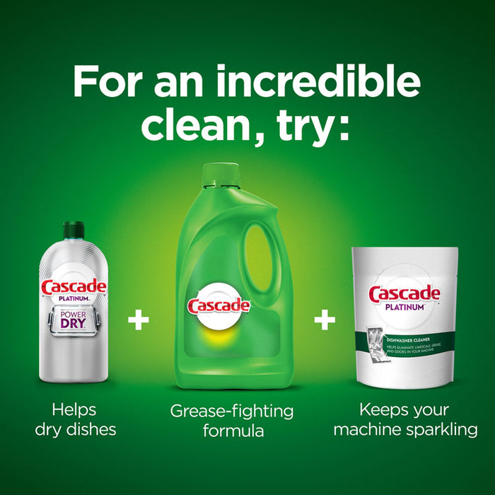 Dishwasher Gel with Dawn, Lemon, 120 oz Bottle, 4/Carton