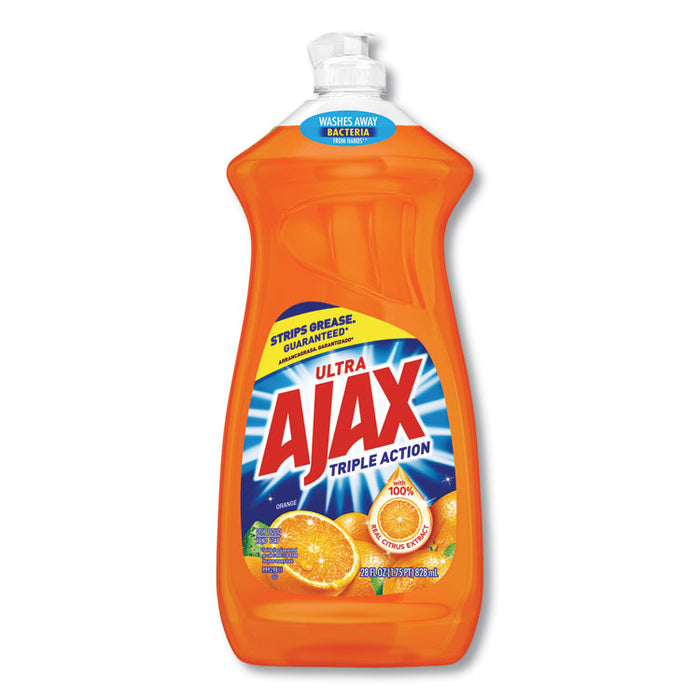 Dish Detergent, Liquid, Antibacterial, Orange, 52 oz, Bottle, 6/Carton