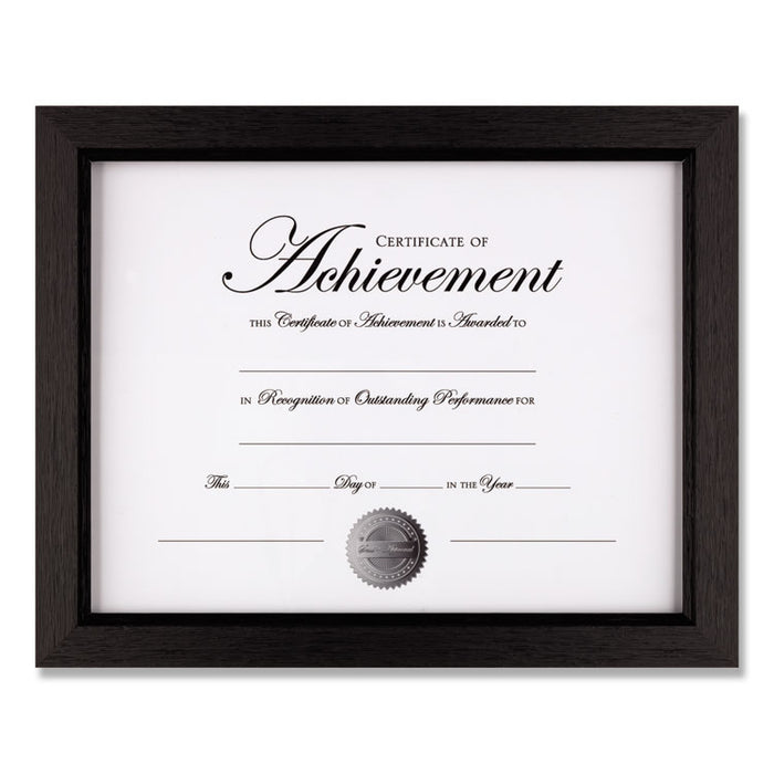 Basics Texture Frame with Two-Way Easel, 8.5 x 11, Black