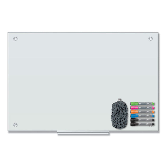 Magnetic Glass Dry Erase Board Value Pack, 36 x 24, White