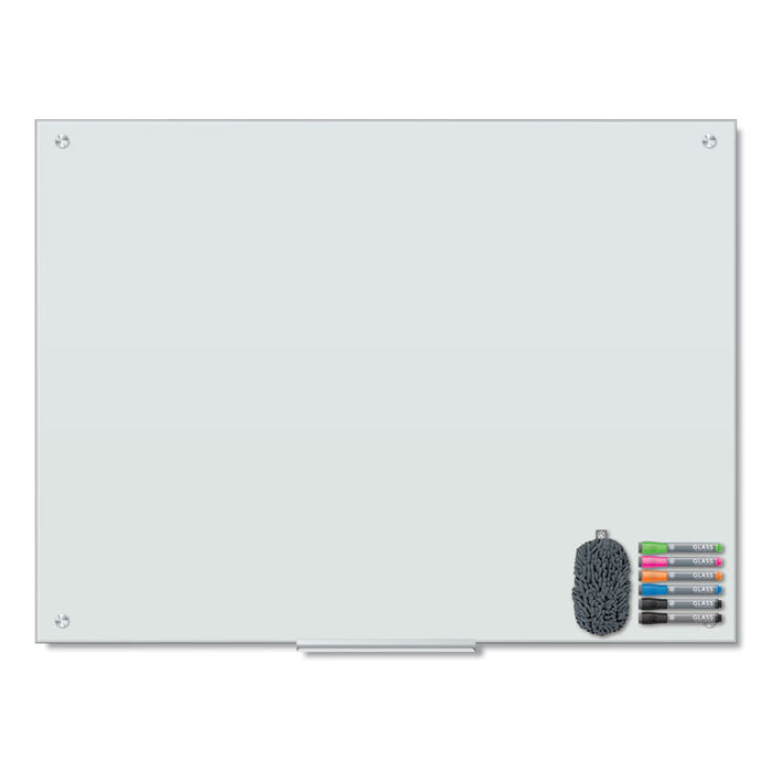 Magnetic Glass Dry Erase Board Value Pack, 48 x 36, White