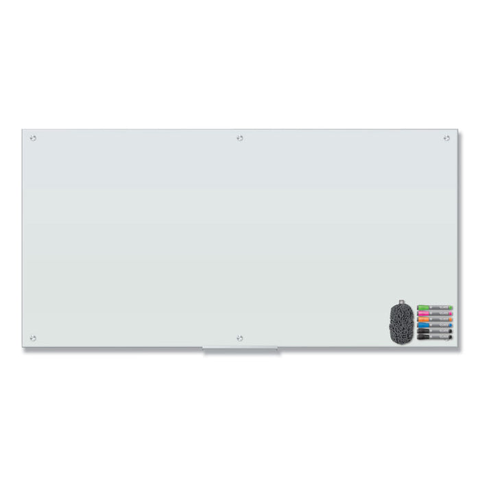 Magnetic Glass Dry Erase Board Value Pack, 72 x 36, White