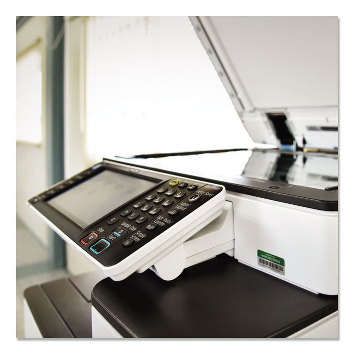 PermaTrack Tamper-Evident Asset Tag Labels, Laser Printers, 0.5 x 1, White, 84/Sheet, 8 Sheets/Pack