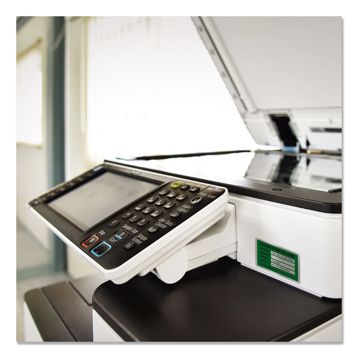 PermaTrack Tamper-Evident Asset Tag Labels, Laser Printers, 2 x 3.75, White, 8/Sheet, 8 Sheets/Pack