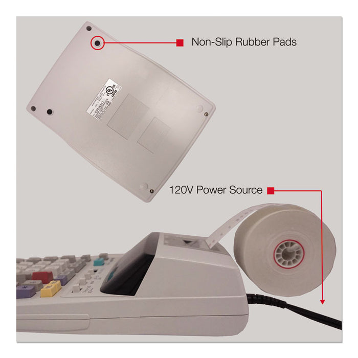 EL-1801V Two-Color Printing Calculator, Black/Red Print, 2.1 Lines/Sec