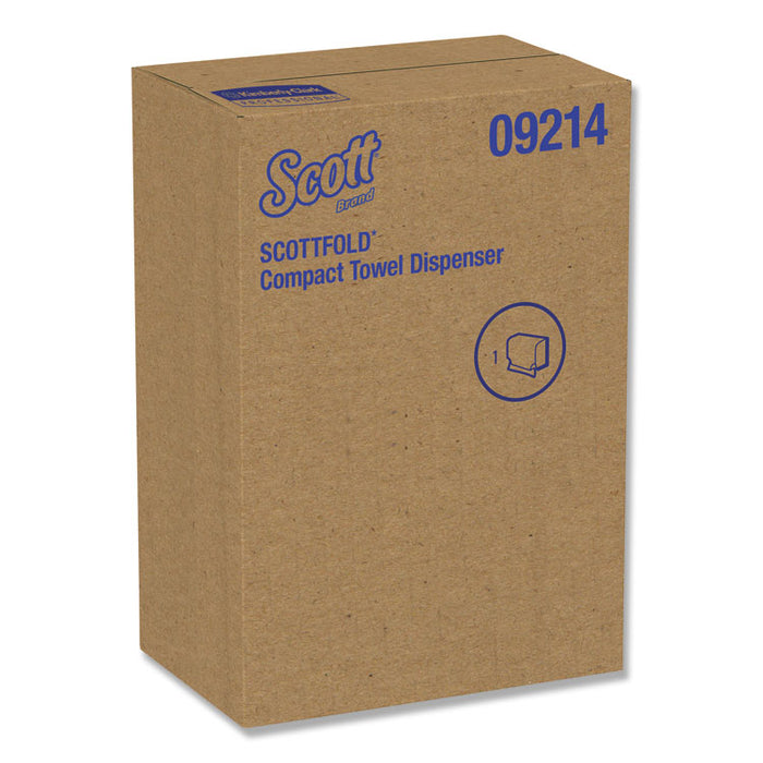 Scottfold Folded Towel Dispenser, 10.75 x 4.75 x 9, White