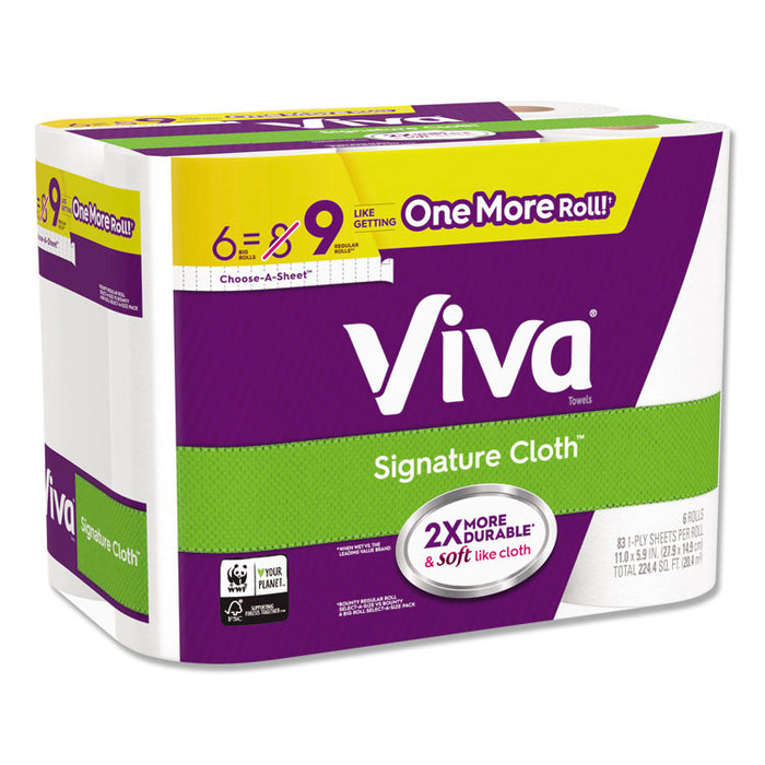 Choose-a-Size Big Roll Towels, White, 11 x 6.2, 100/Roll, 32 Roll/Carton