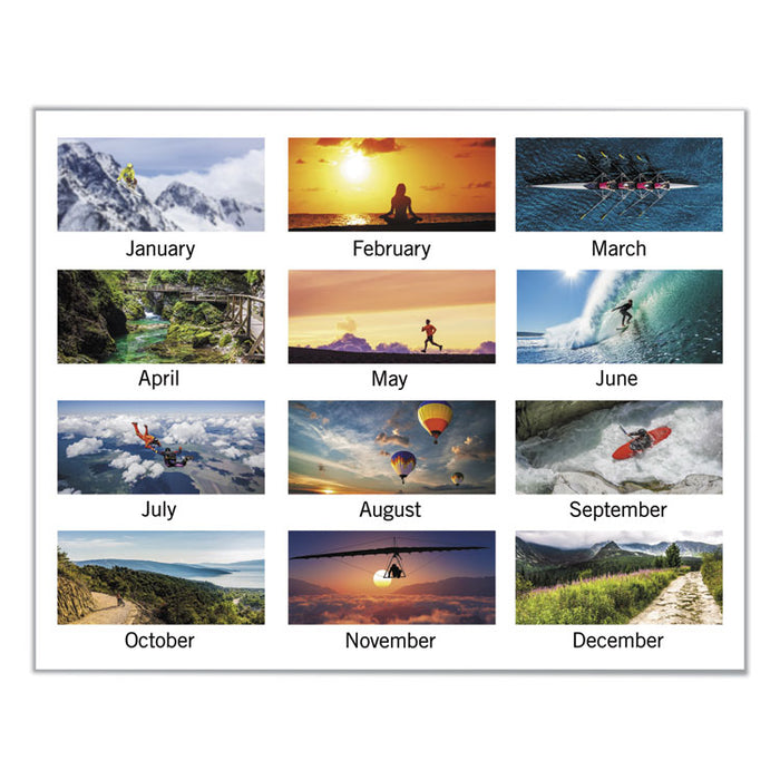 Motivational Panoramic Desk Pad, 22 x 17, Motivational, 2020