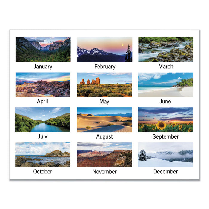 Landscape Panoramic Desk Pad, 22 x 17, Landscapes, 2020