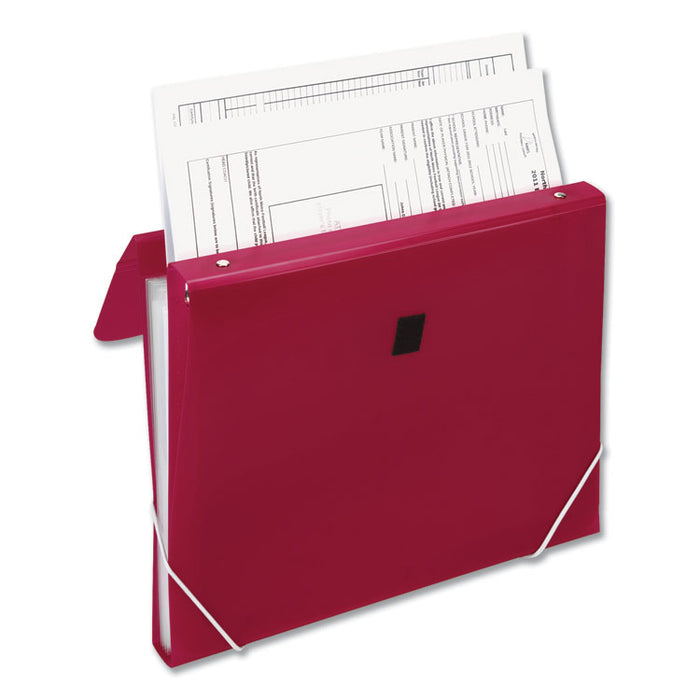 DUO 2-in-1 Binder Organizer, 3 Rings, 1" Capacity, 11 x 8.5, Hot Pink