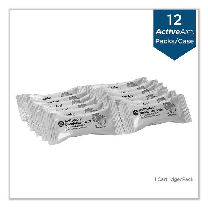 ActiveAire Automated Freshener Dispenser Refill, Sunscape Mango, 12/Carton