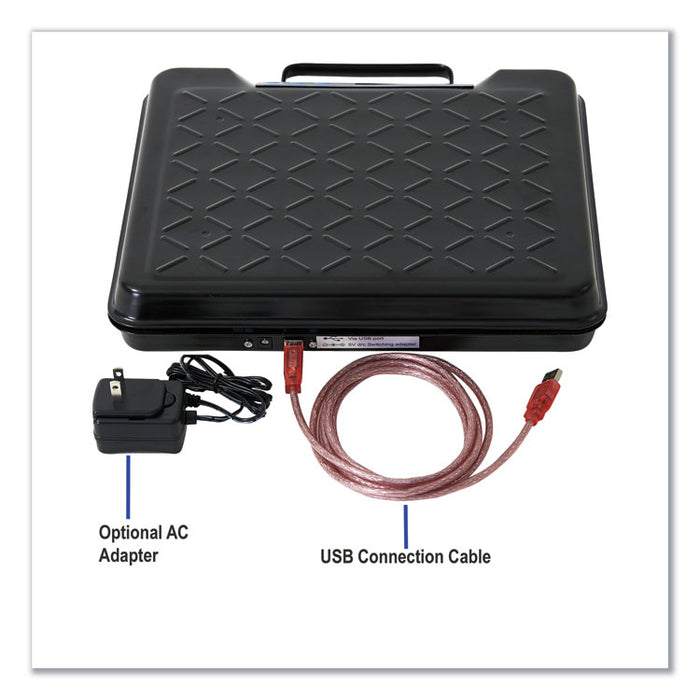 Portable Electronic Utility Bench Scale, 100lb Capacity, 12.5 x 10.95 x 2.2  Platform