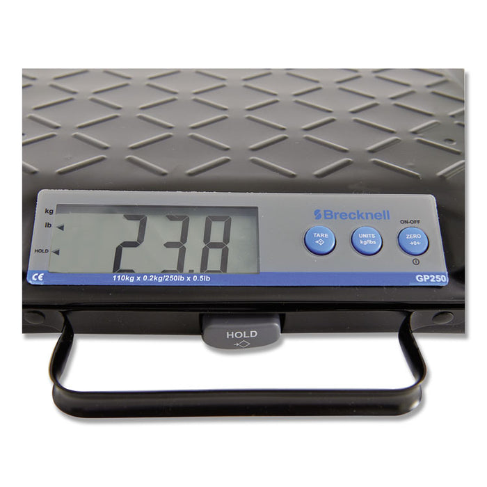 Portable Electronic Utility Bench Scale, 250lb Capacity, 12.5 x 10.95 x 2.2  Platform
