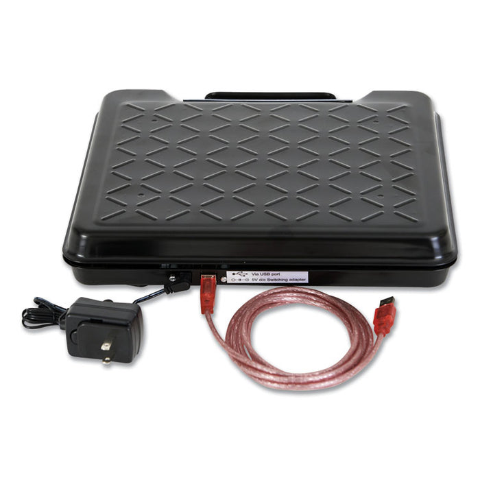 Portable Electronic Utility Bench Scale, 250lb Capacity, 12.5 x 10.95 x 2.2  Platform