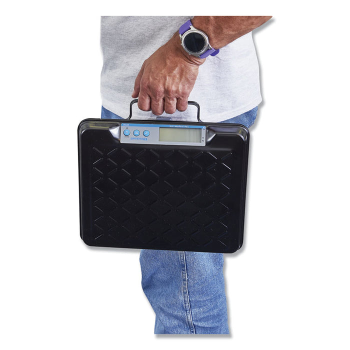 Portable Electronic Utility Bench Scale, 250lb Capacity, 12.5 x 10.95 x 2.2  Platform