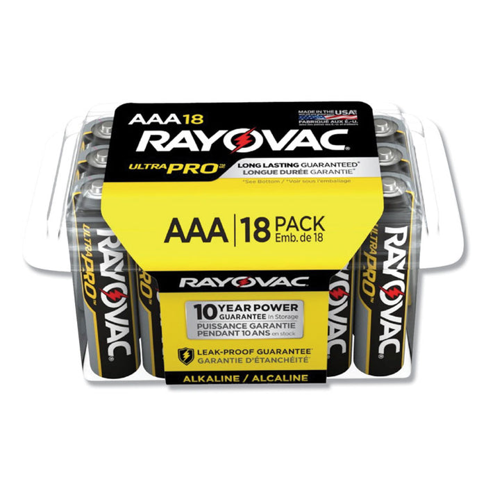 Ultra Pro Alkaline AAA Batteries, 18/Pack