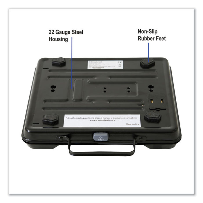 Portable Electronic Utility Bench Scale, 100lb Capacity, 12.5 x 10.95 x 2.2  Platform