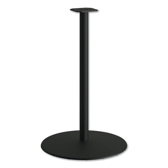 Between Round Disc Base for 42" Table Tops, Black Mica