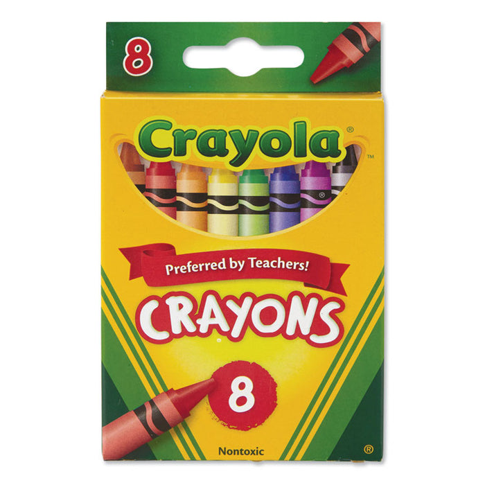 Classic Color Crayons, Peggable Retail Pack, Peggable Retail Pack, 8 Colors/Pack