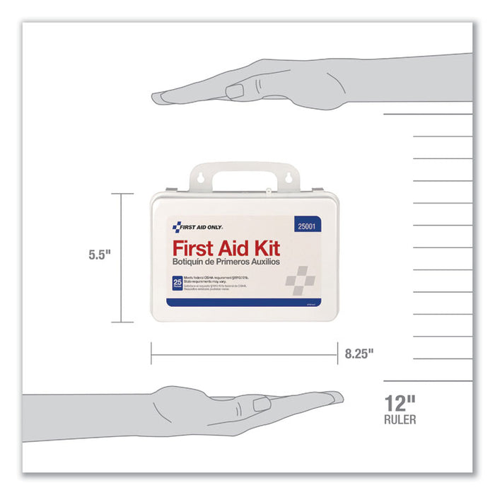 25 Person First Aid Kit, 113 Pieces/Kit