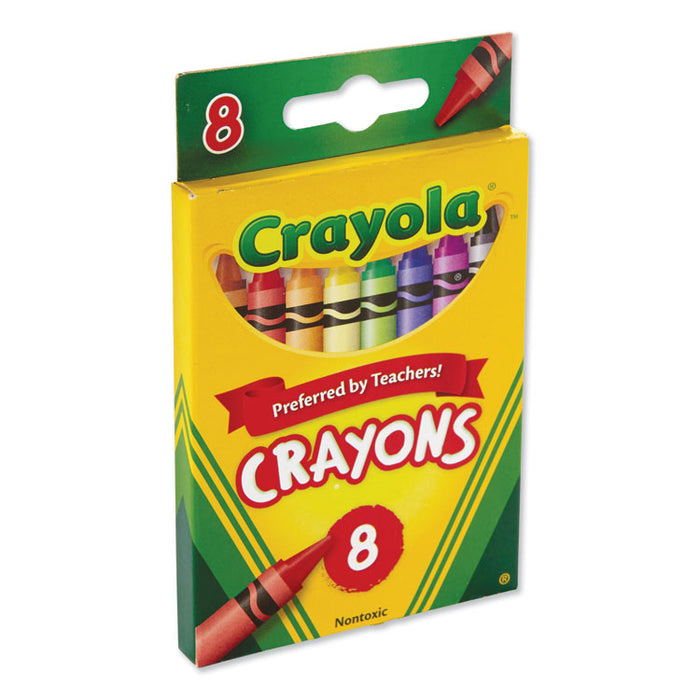 Classic Color Crayons, Peggable Retail Pack, Peggable Retail Pack, 8 Colors/Pack