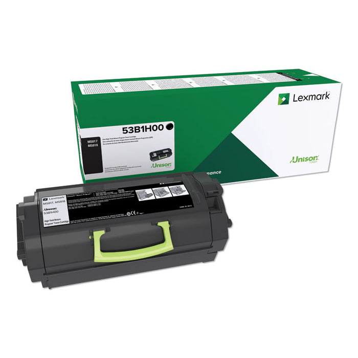 53B1000 (MS817) Unison High-Yield Toner, 25000 Page-Yield, Black