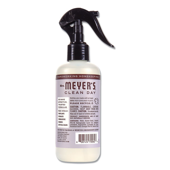 Clean Day Room Freshener, Lavender, 8 oz, Non-Aerosol Spray, 6/Carton