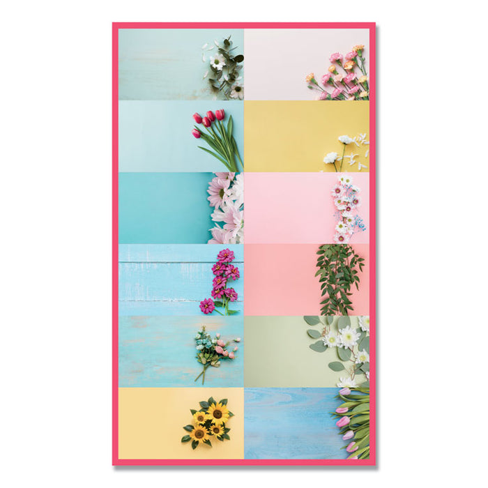 Romantic Wall Calendar, Floral, 8 x 11, 2020