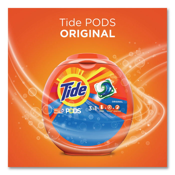 Detergent Pods, Tide Original Scent, 96/Tub, 4 Tubs/Carton