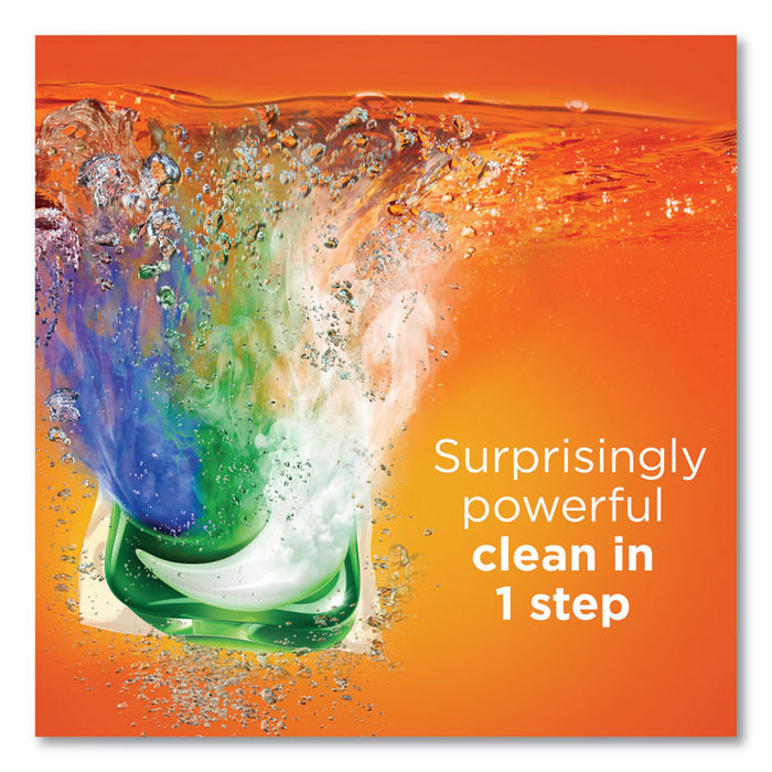 Detergent Pods, Spring Meadow, 96/Tub, 4 Tubs/Carton