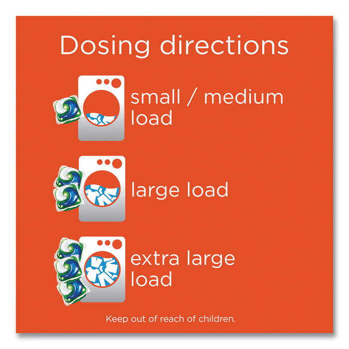 Detergent Pods, Spring Meadow, 96/Tub, 4 Tubs/Carton