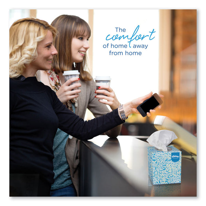 Boutique White Facial Tissue, 2-Ply, Pop-Up Box, 95 Sheets/Box, 36 Boxes/Carton