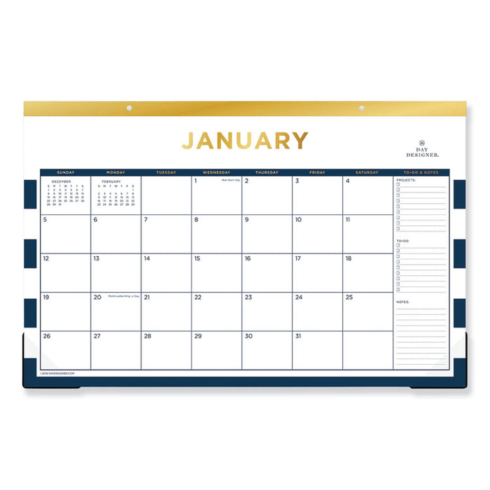 Day Designer Desk Pad Calendar, 17 x 11, 2020