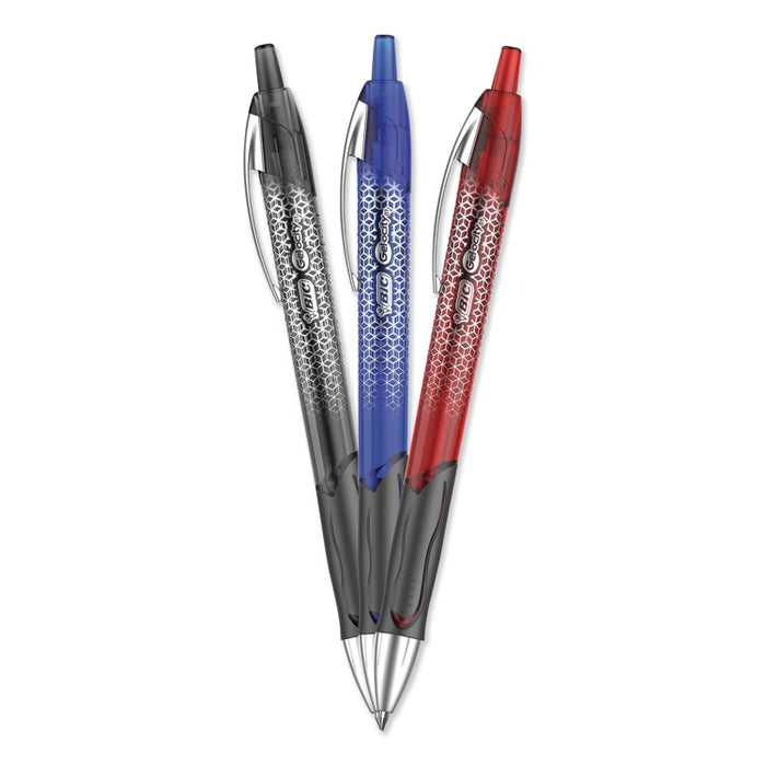 Gel-ocity Ultra Retractable Gel Pen, Medium 0.7mm, Assorted Ink/Barrel, Dozen