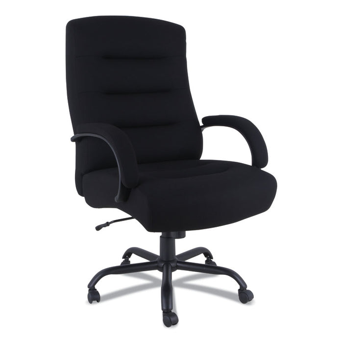 Alera Kesson Series Big and Tall Office Chair, 25.4" Seat Height, Supports up to 450 lbs., Black Seat/Black Back, Black Base