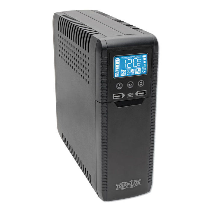 ECO Series Desktop UPS Systems with USB Monitoring, 8 Outlets, 1,000 VA, 316 J